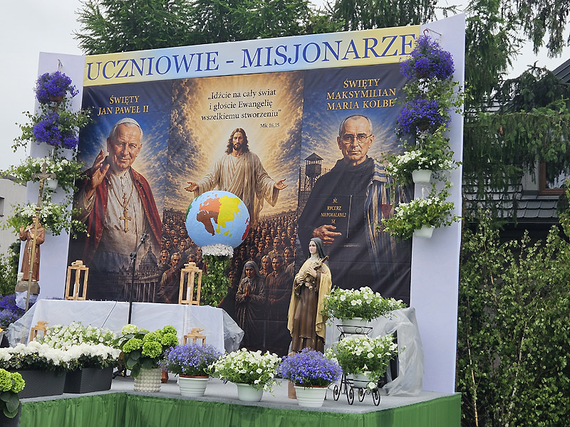 Ołtarz drugi ul. Zatylna - Boże Ciało 2026. Karczew