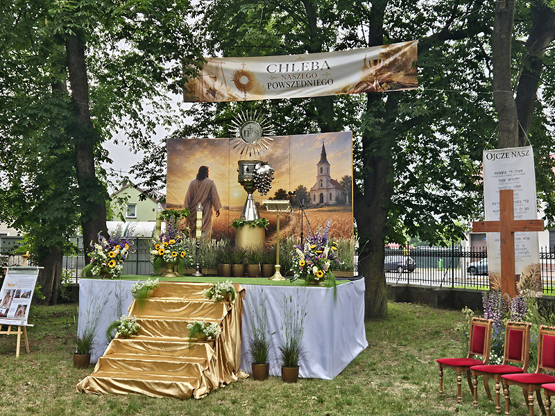 Ołtarz Kościół Św.Wita w Karczewie - Boże Ciało 2026. Karczew