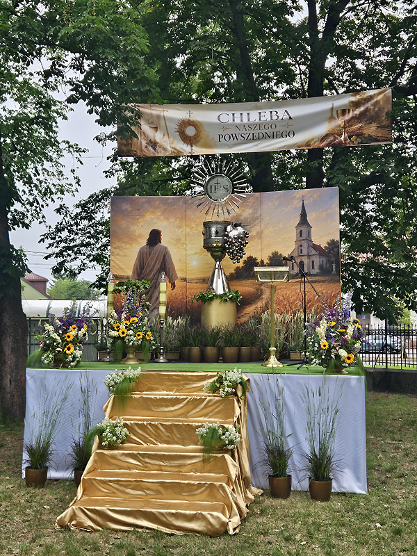 Ołtarz Kościół Św.Wita w Karczewie - Boże Ciało 2026. Karczew