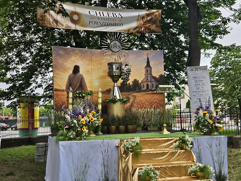 Ołtarz Kościół Św.Wita w Karczewie - Boże Ciało 2026. Karczew